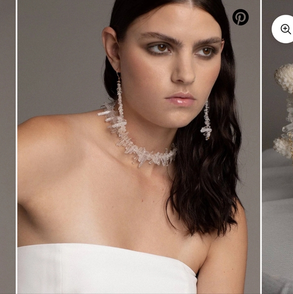 TEMPÊTE Raw Crystal Choker Necklace - Picture 2 of 8